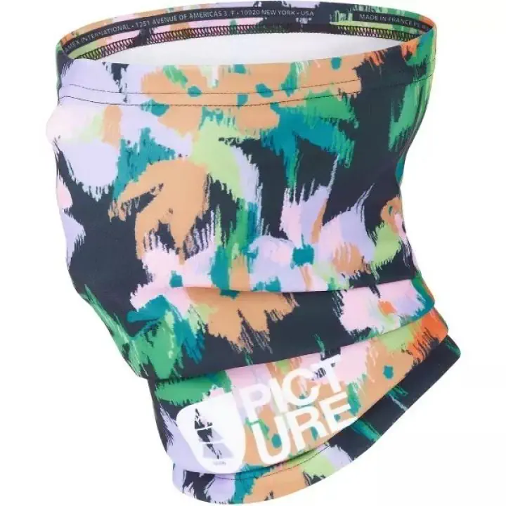 Picture neckwarmer abstract flower