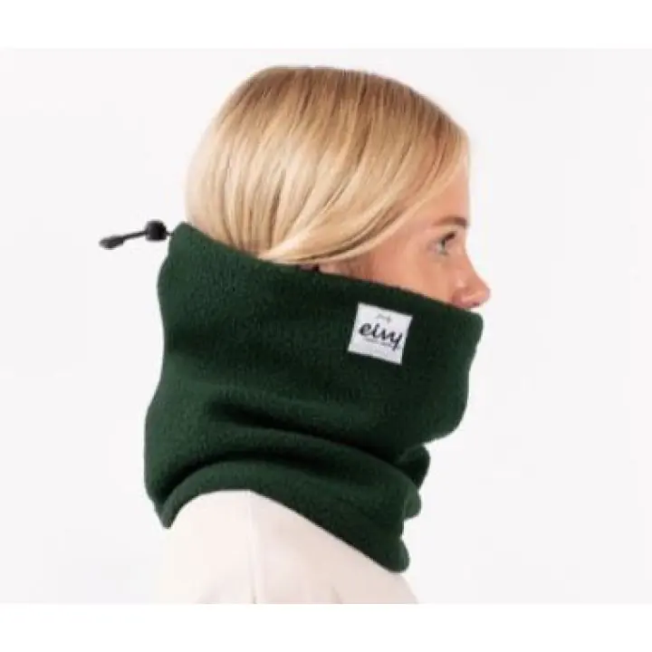 Eivy Adjustable Sherpa Neckwarmer forest green