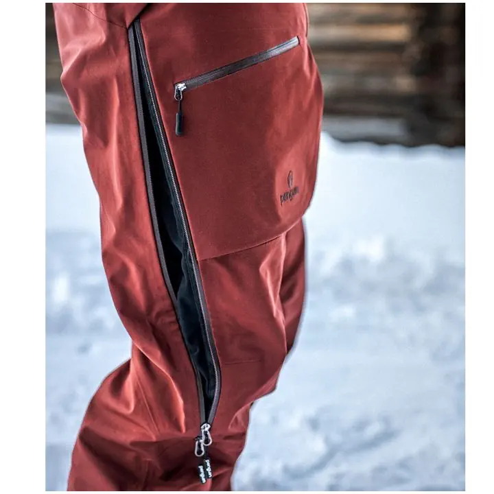 Penguin Men 3 Layer Dermizax Shell Bib Pant Mahagony