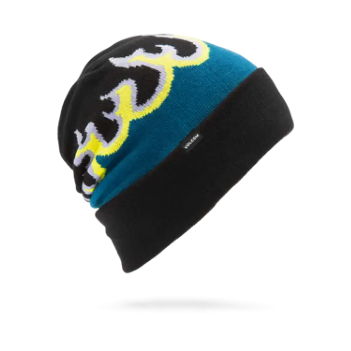 Volcom Stone Funk Beanie black flame