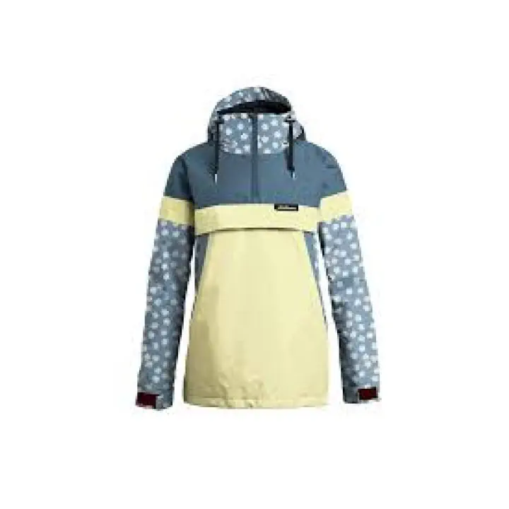 Airblaster Lady Trenchover anorak jacket thunderhead - daisy