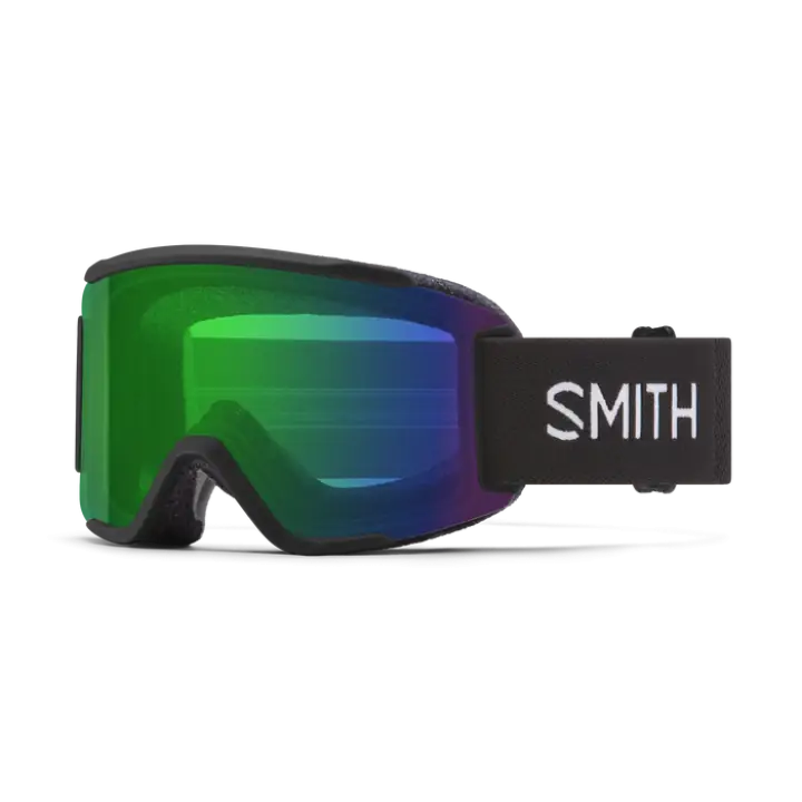 Smith Squad S Black - chromapop everyday green mirror