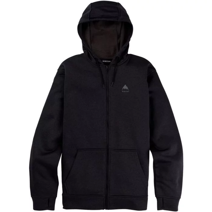 Burton\u0020Oak\u0020Full\u002DZip\u0020Hoodie\u0020true\u0020black\u0020heather