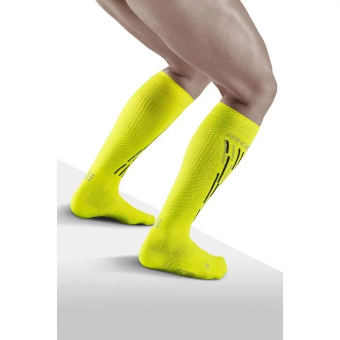 CEP\u0020Thermo\u0020Compression\u0020socks\u0020flash\u0020yellow\u0020\u002D\u0020black