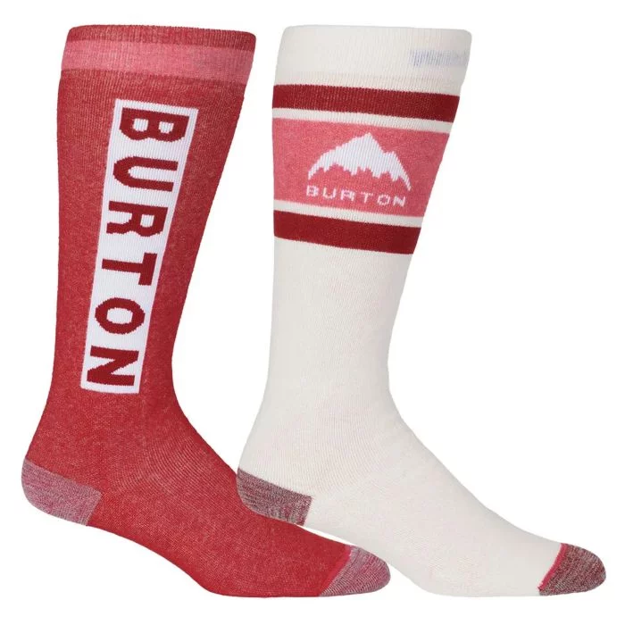 Burton\u0020Women\u0027s\u0020Weekend\u0020Emblem\u0020Midweight\u0020Sock\u0020Deep\u0020Red