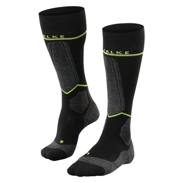 Falke\u0020SK\u0020Energizing\u0020men\u0027s\u0020compressie\u0020socks\u0020black\u002Dlightning