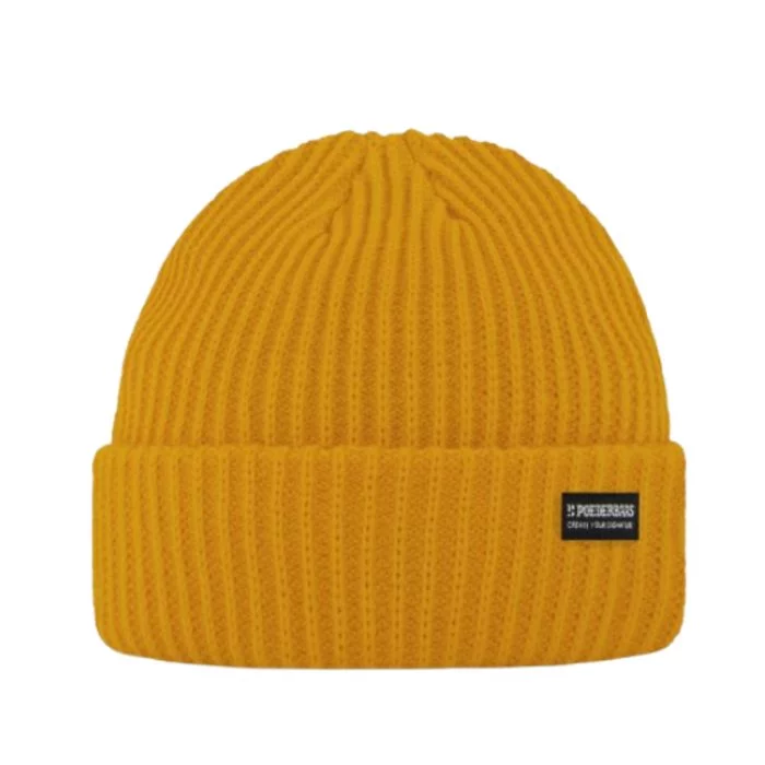 Poederbaas\u0020Royal\u0020Rib\u0020Beanie\u0020geel