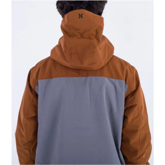 Hurley\u0020Pemberton\u0020jacket\u0020stone\u0020grey\u0020\u002D\u0020bronze