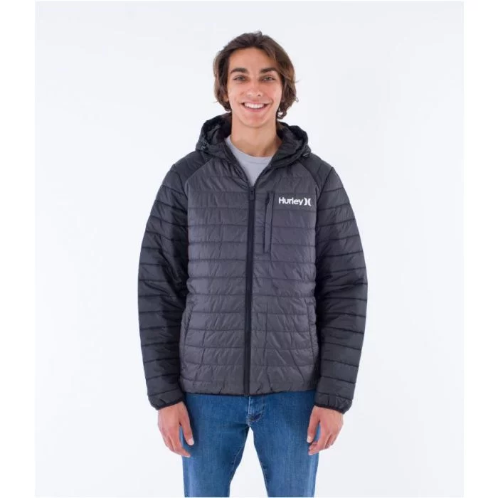 Hurley\u0020Foothill\u0020packable\u0020jacket\u0020stone\u0020grey