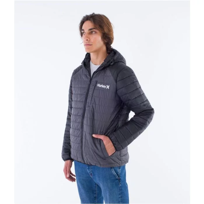 Hurley\u0020Foothill\u0020packable\u0020jacket\u0020stone\u0020grey