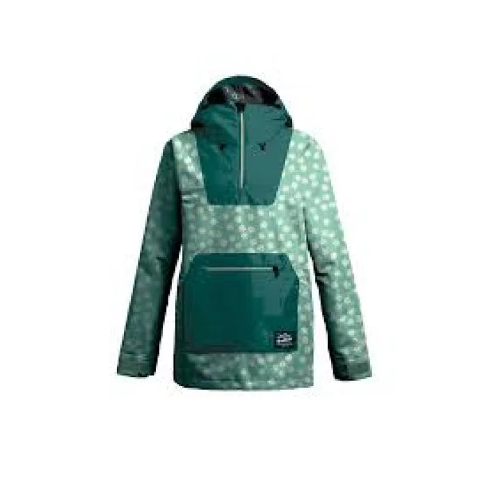 Airblaster\u0020women\u0027s\u0020Freedom\u0020Pullover\u0020jacket\u0020mint\u0020daisy