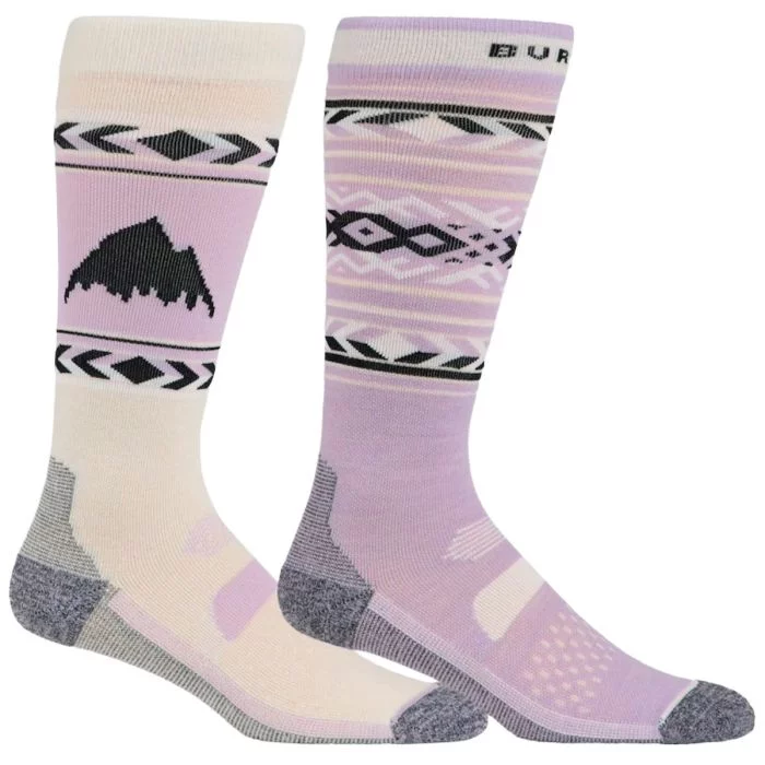 Burton\u0020Women\u0027s\u0020Performance\u0020Lightweight\u0020Socks\u00202\u0020Pack\u0020washed\u0020lavender