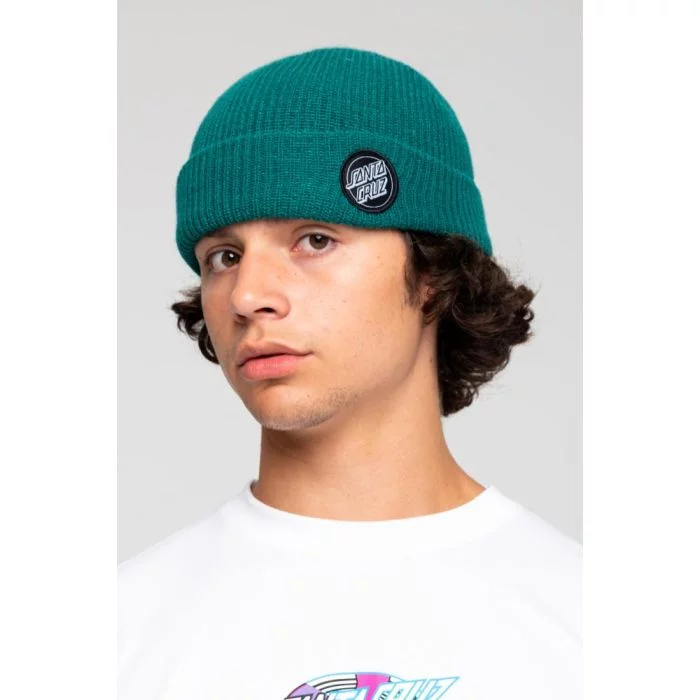 Santa\u0020Cruz\u0020Out\u0020Line\u0020Dot\u0020Beanie\u0020ivy\u0020green