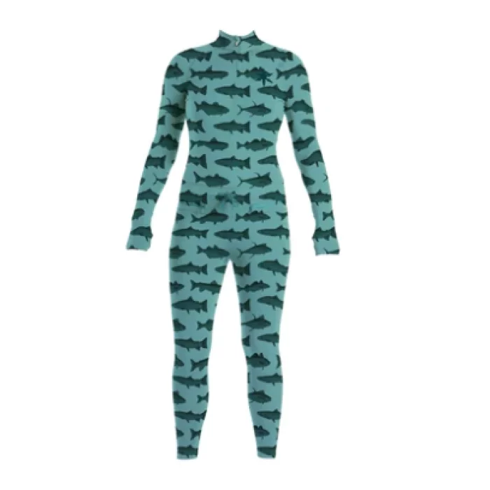 Airblaster\u0020Women\u0027s\u0020Hoodless\u0020Ninja\u0020Suit\u0020mint\u0020fish