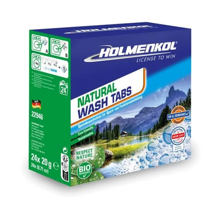 Holmenkol\u0020Textile\u0020\u0020Natural\u0020Wash\u0020Tabs\u002024\u0020Pcs