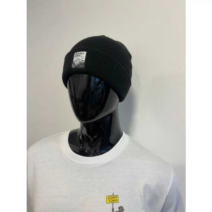 Rome\u0020Patch\u0020Beanie\u0020black
