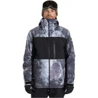 Quiksilver Sycamore Printed Jacket Thermostamp Greyscale