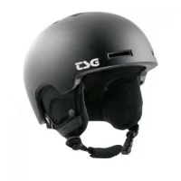 TSG Vertice solid black helm
